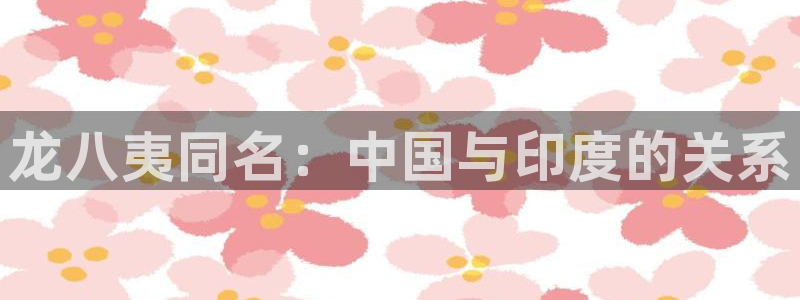 今年会体育平台注册：龙八夷同名：中国与印度的关系