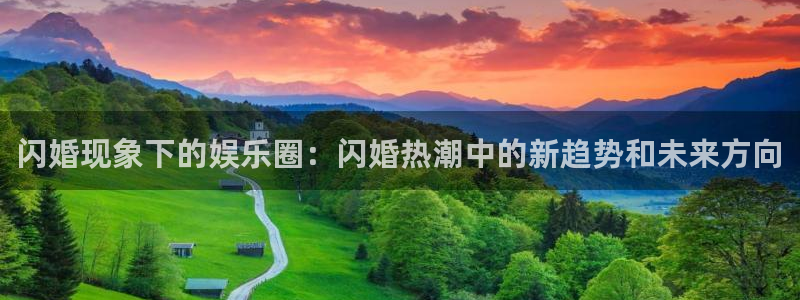 今年会链接：闪婚现象下的娱乐圈：闪婚热潮中的新趋势和未来方向