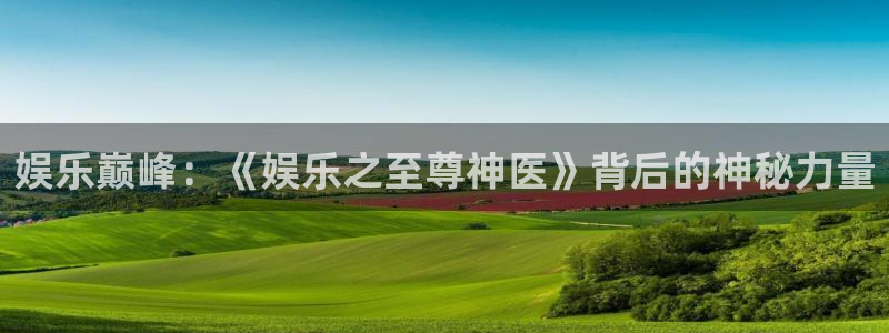 今年会平台注册：娱乐巅峰：《娱乐之至尊神医》背后的神秘力量